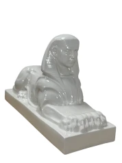 1920s Ceramic Sculpture of a Sphinx by Charles Vos for De Spinx Maastricht